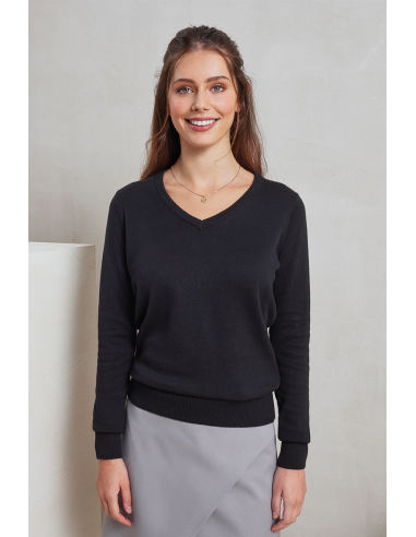 PRE-PR696-Pull col V Femme